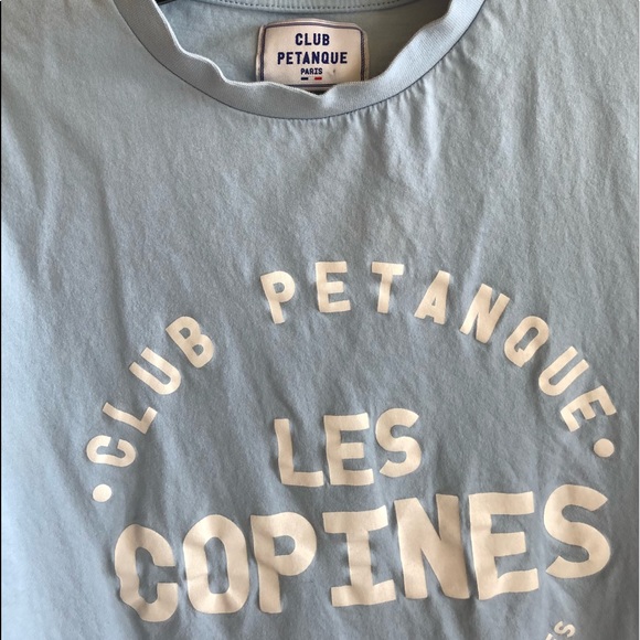 Club Pétanque Baby Blue Tee - Picture 2 of 4